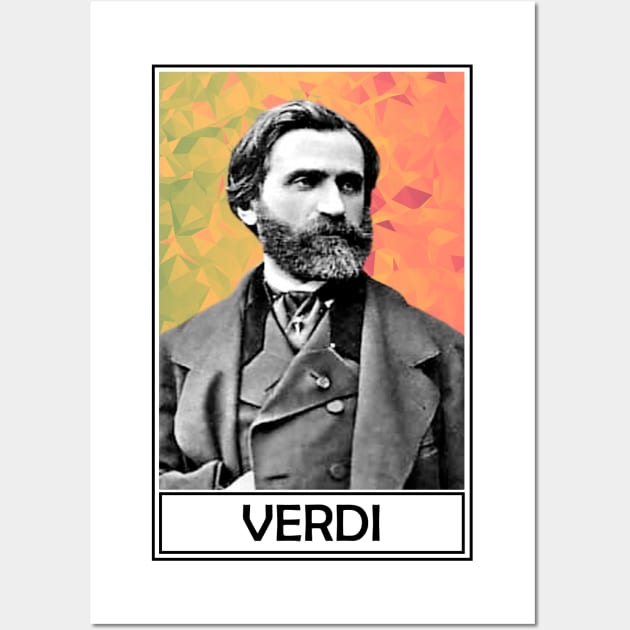 Giuseppe Verdi Wall Art by TheMusicophile